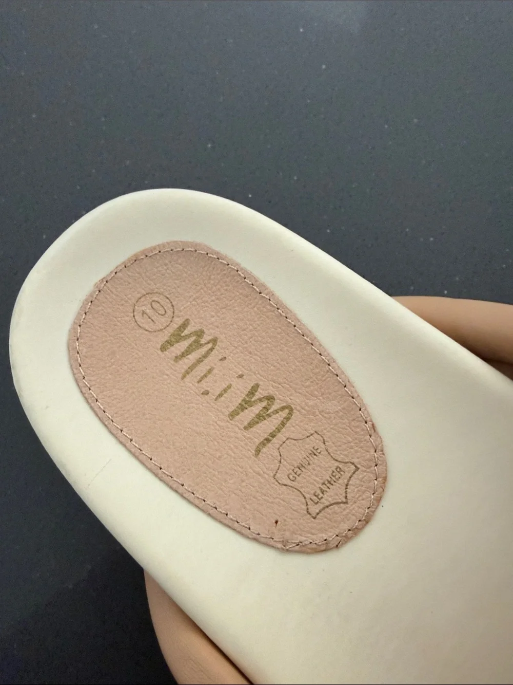 Women’s Tan Padded Crossover Slide Sandals